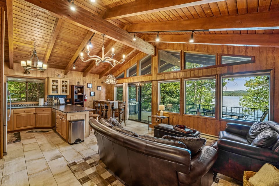 Kitchen and living