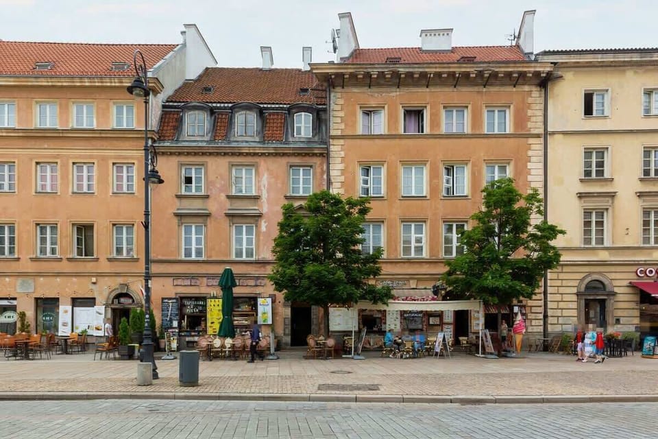 View of the historic center of Warsaw.