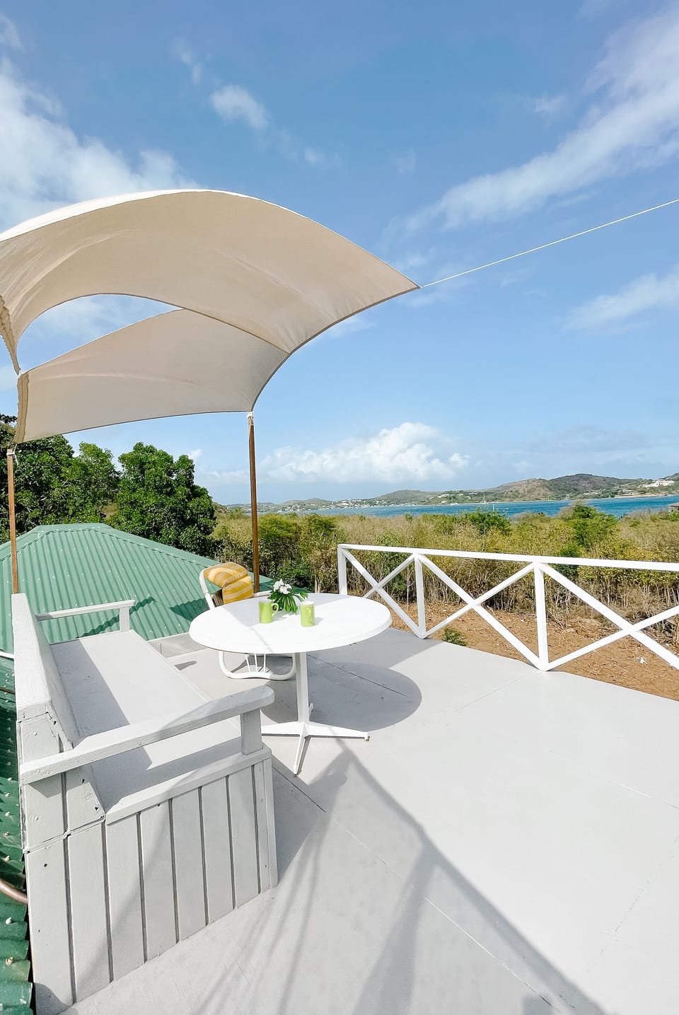 The upstairs balcony! 