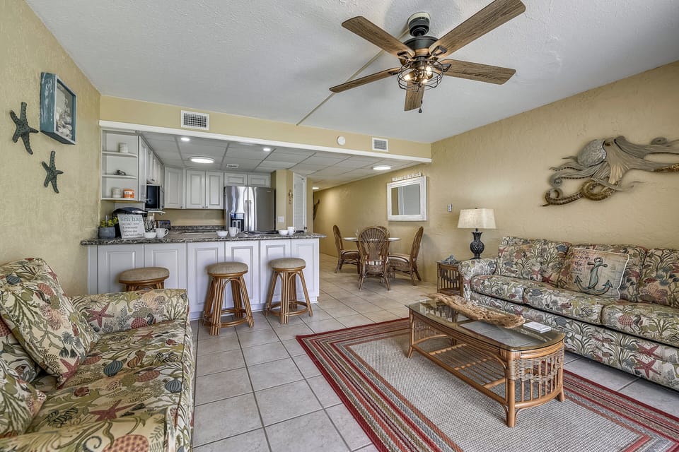 Living Area with Sleeper Sofa