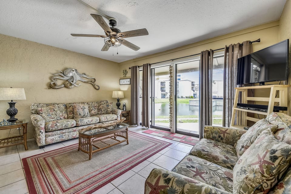 Living Area with Sleeper Sofa