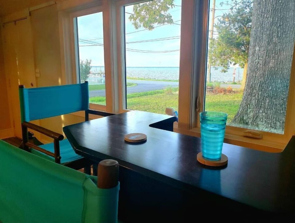 View from bar  in living room