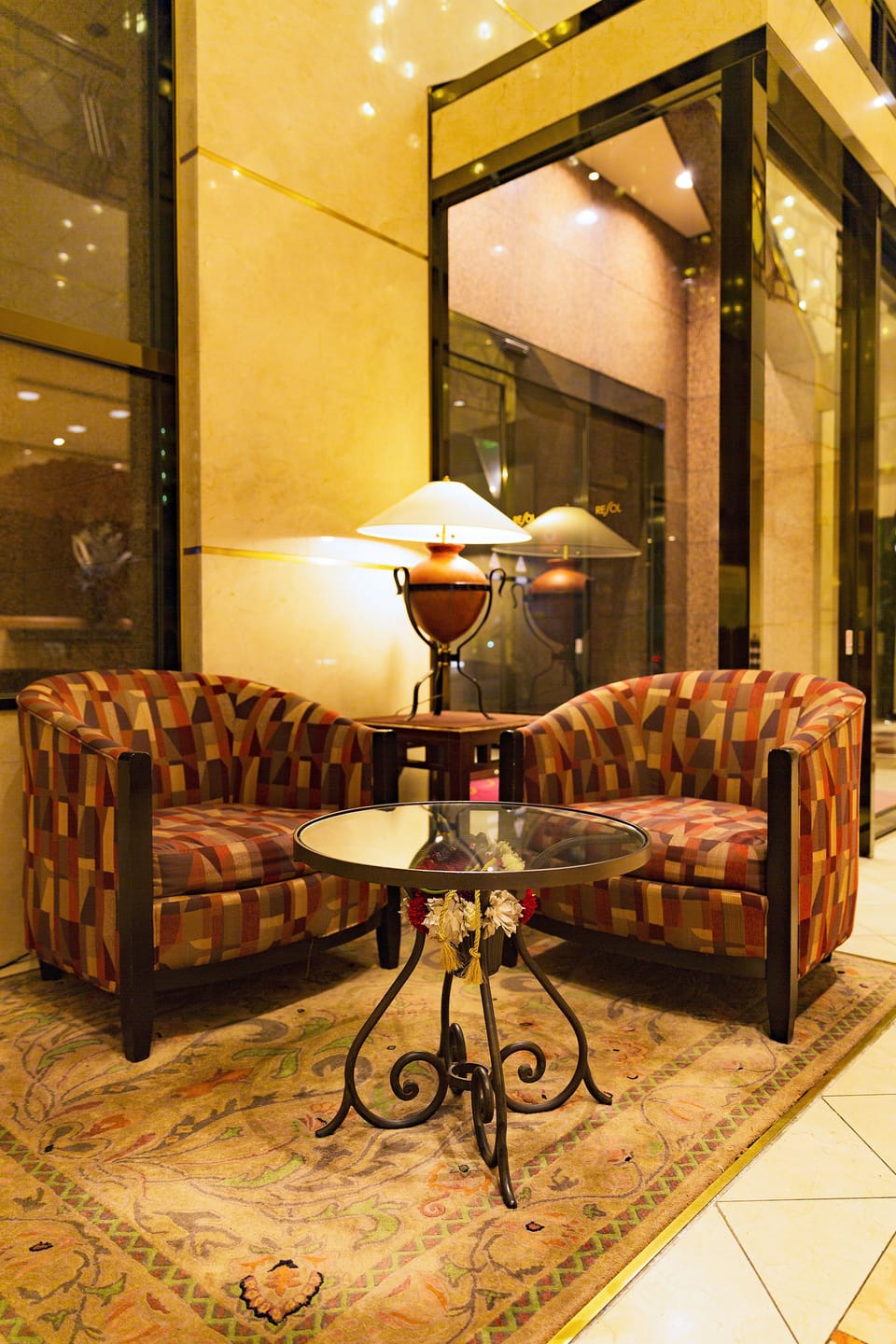 Interior entrance