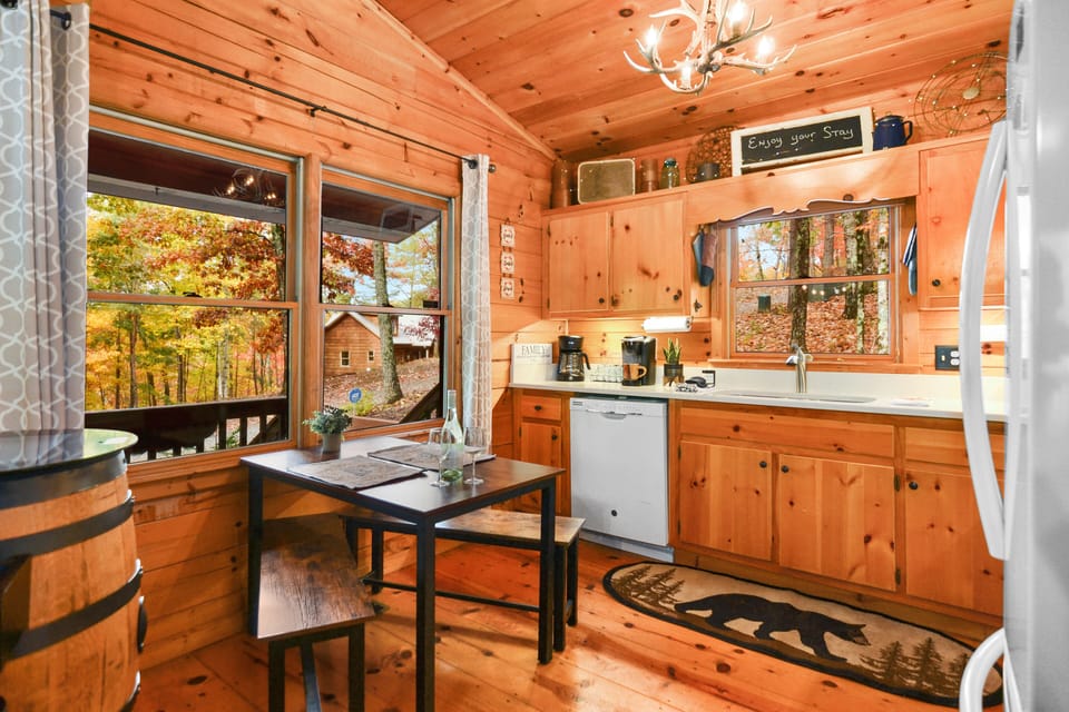 Fully stocked kitchen 