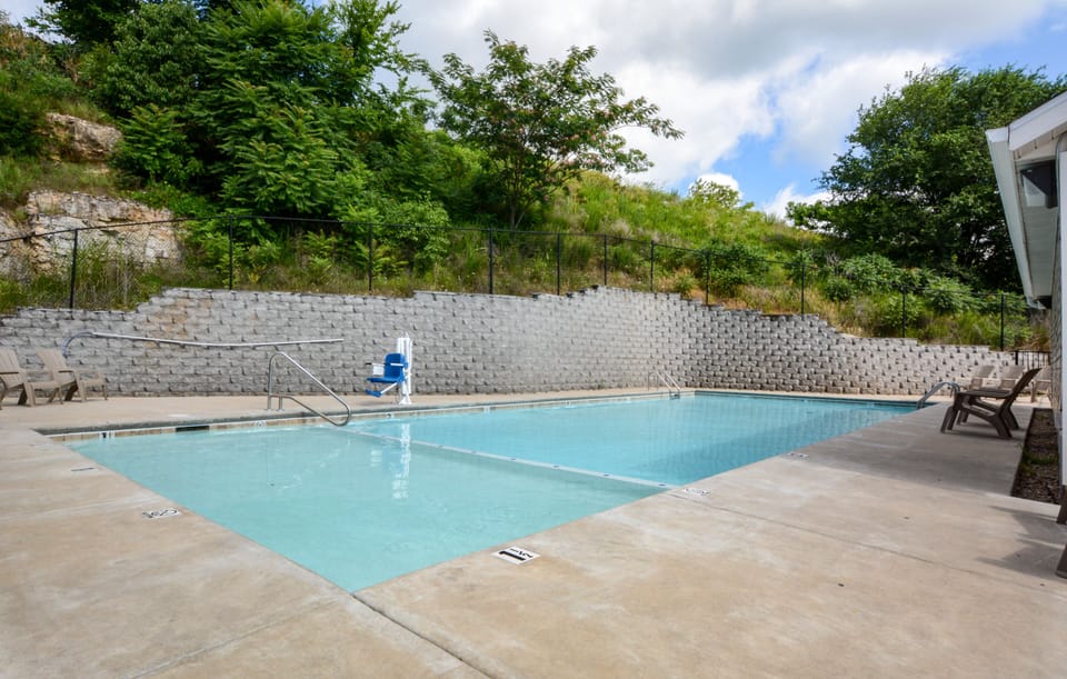 Outdoor pool open from Memorial Day to Labor Day from 9 AM to 10 PM