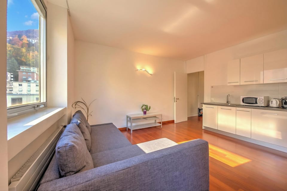 Standard Apartment, 1 Bedroom, Balcony (Sunlight - 150m from the lake) | Living area | TV