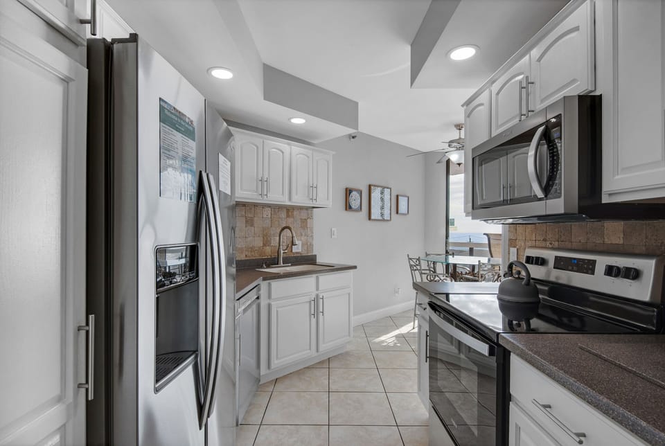 Kitchen has everything your chef needs