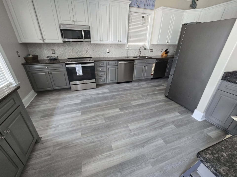 Large Kitchen, lots of working space. 2 dishwashers for easy cleanup. 