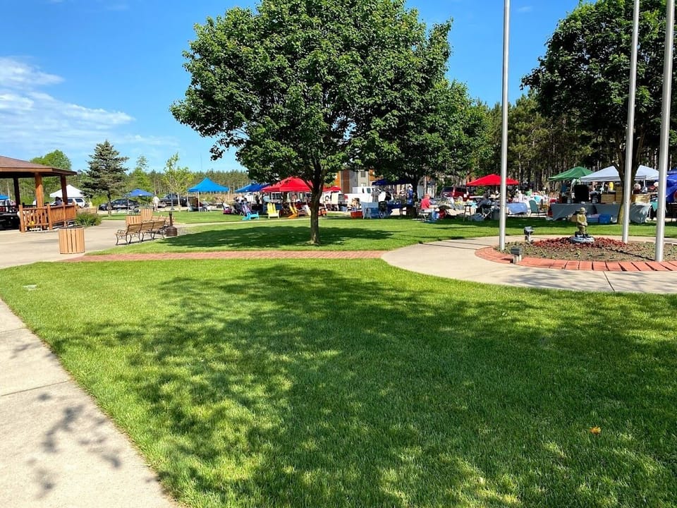 Local Farmers market is the best around! Every Friday during the summer. 9am-1pm