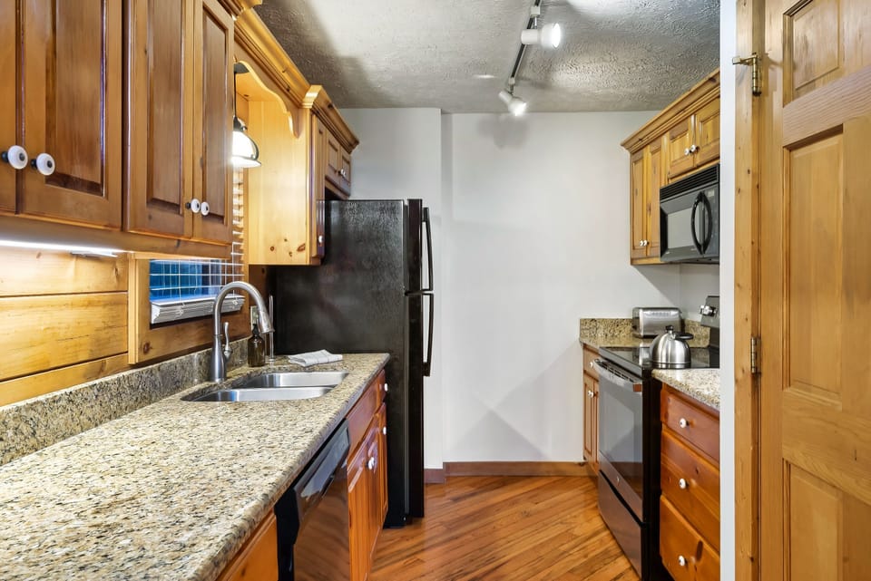 Fully stocked kitchen