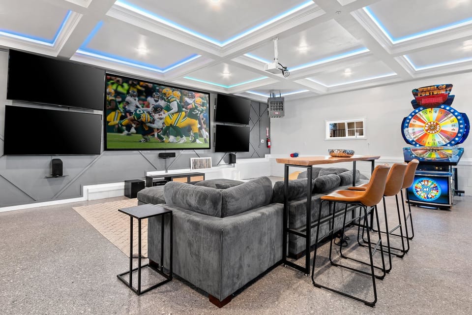 Bask in the natural light as you enjoy classic games in our spacious, sun-kissed second living area.