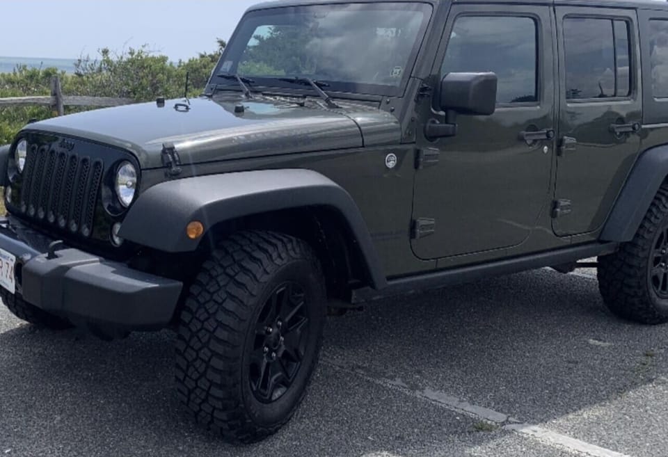 Jeep rental available upon request