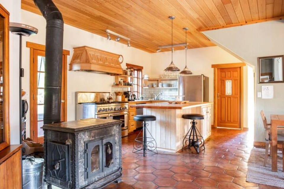 Warming or ambiance stove.  Spend a romantic evening with a fire.