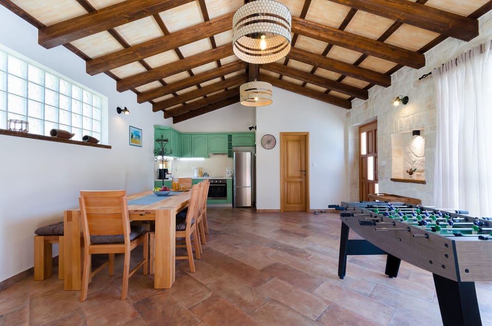 Villa | Living area | Fireplace