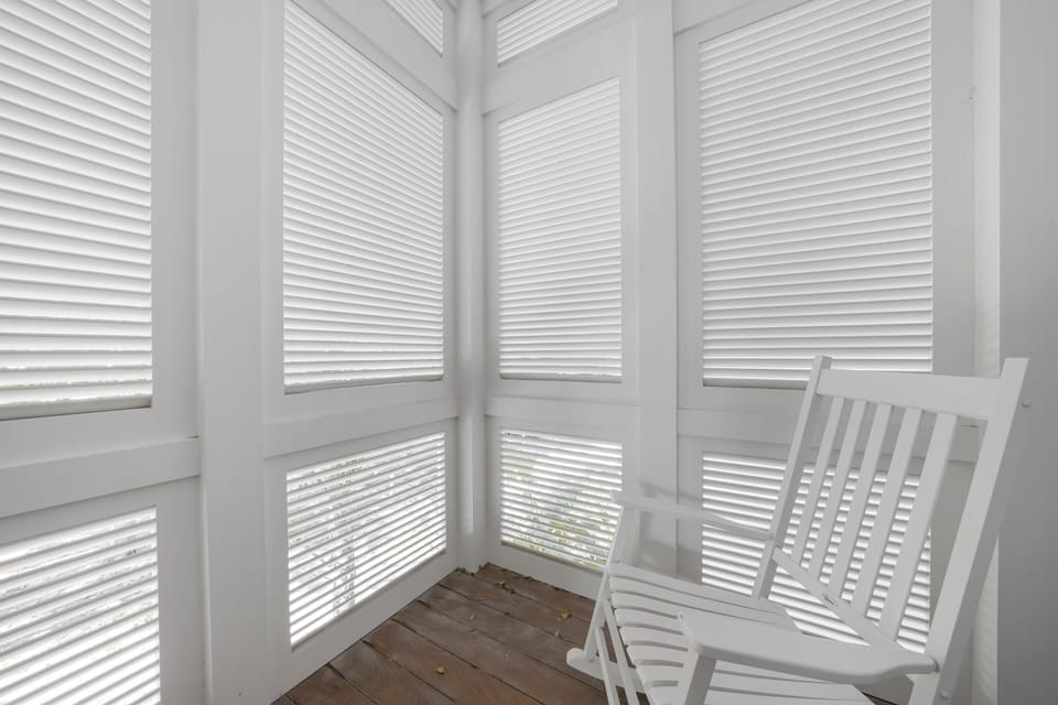 SECOND WEST KING MASTER PRIVATE PORCH, LAWN VIEWS