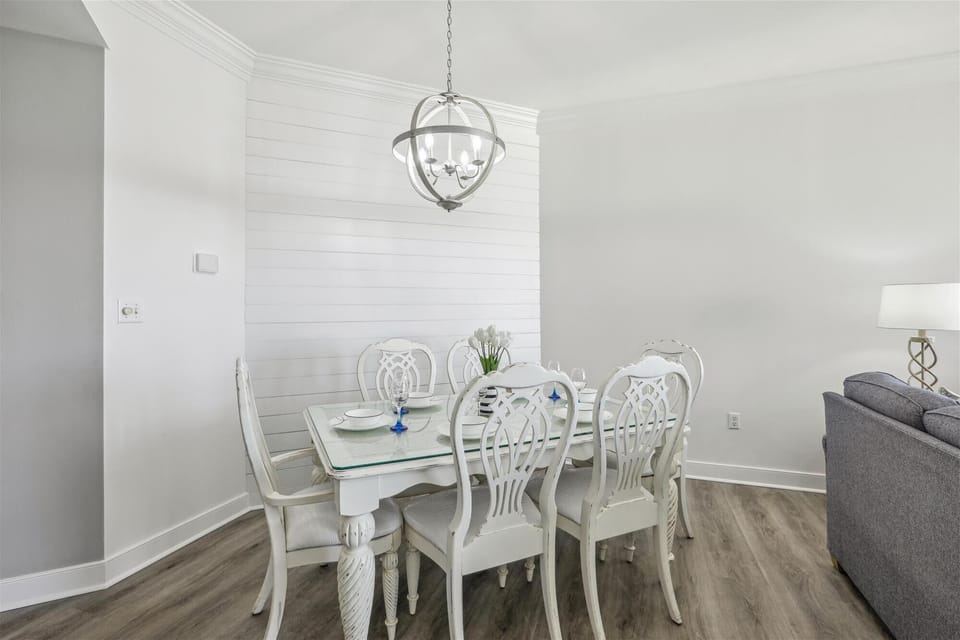 Dining Area with Seating for Six at 1404 Sea Crest