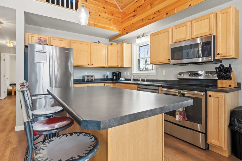Kitchen island seating for 3