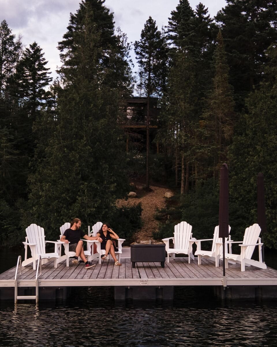 Evening drinks on the dock (1)