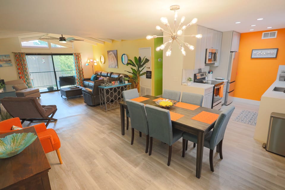 Dining area with open concept