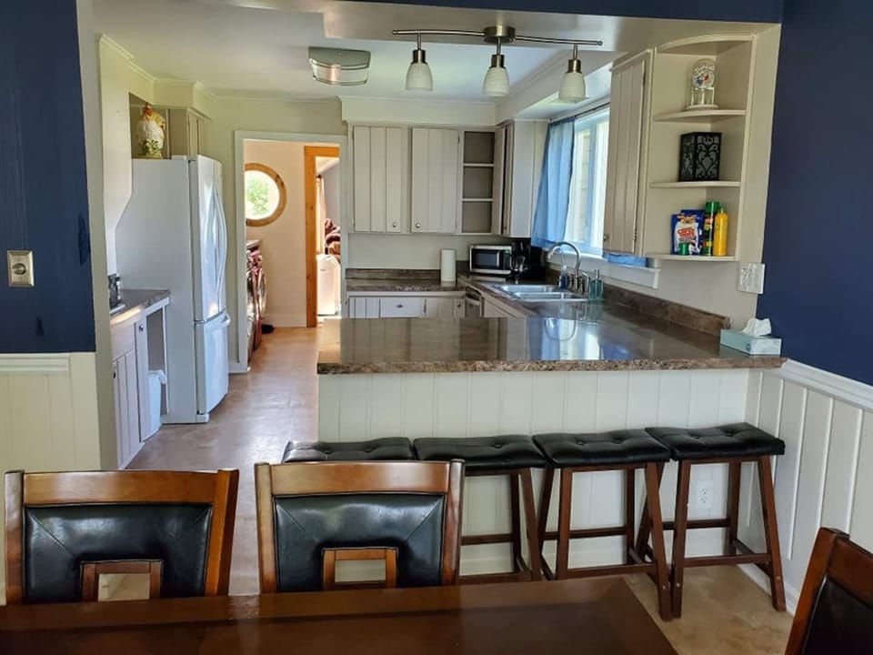 View of the kitchen