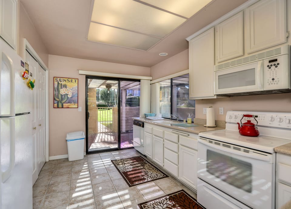 Kitchen Leading to Patio