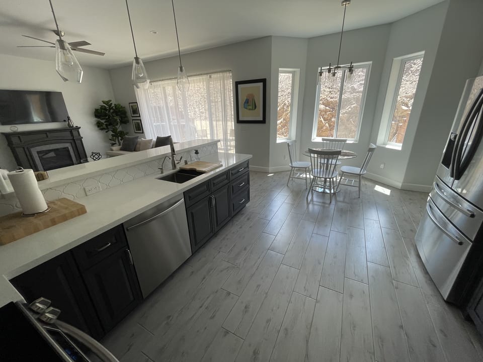 Open Concept - Kitchen, Dining, & Living Room