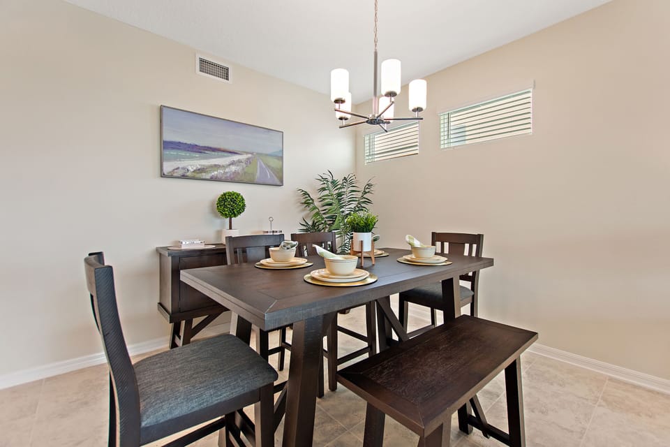 Comfortable setting dining area