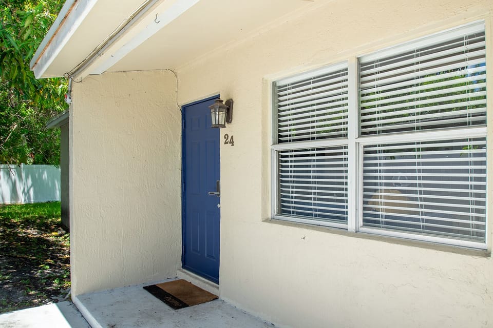 Condo Entrance with combination lock