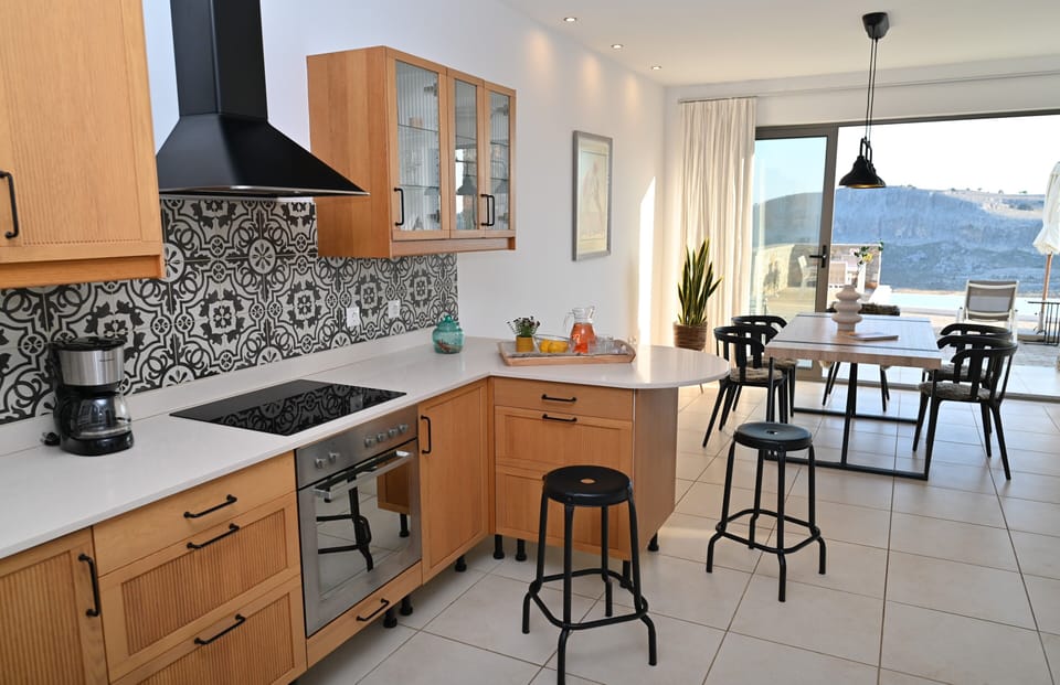 Kitchen Island and Dining Area
