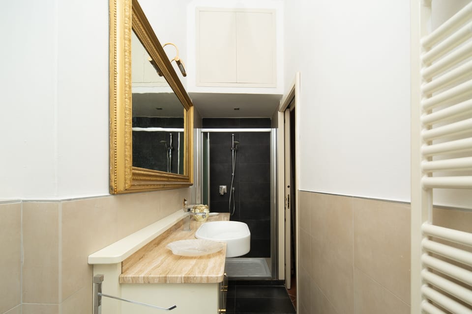 Classic Apartment | Bathroom | Shower, free toiletries, hair dryer, bidet