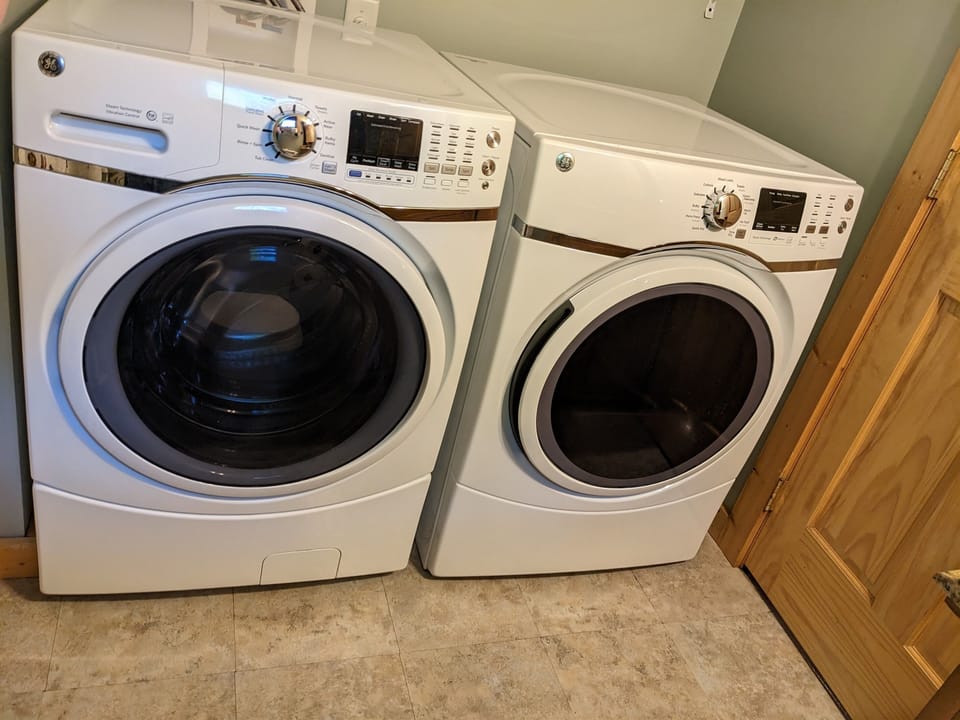Enjoy the convenience of washer & dryer.