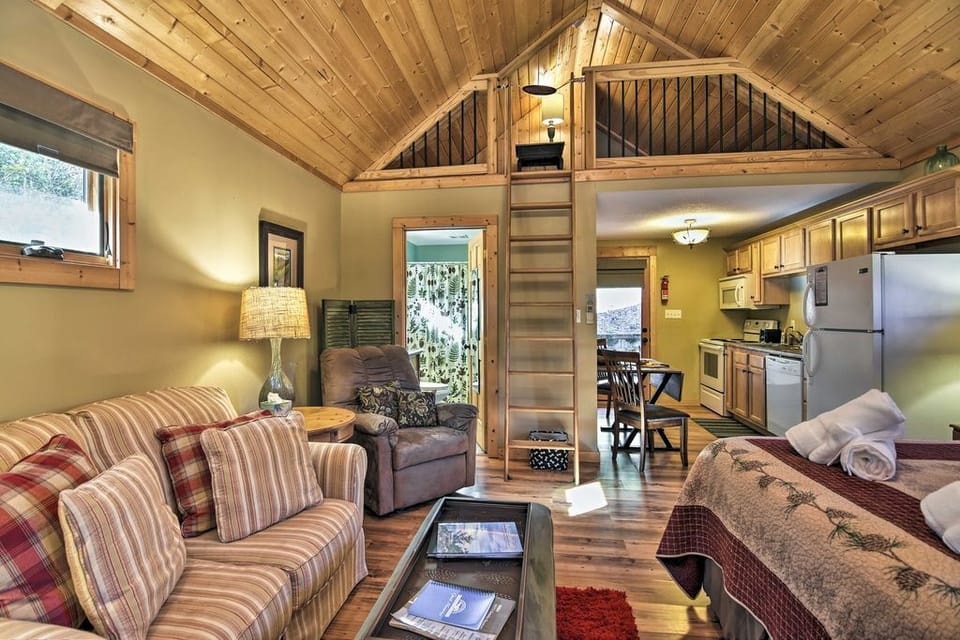 The loft is perfect for kiddos.
