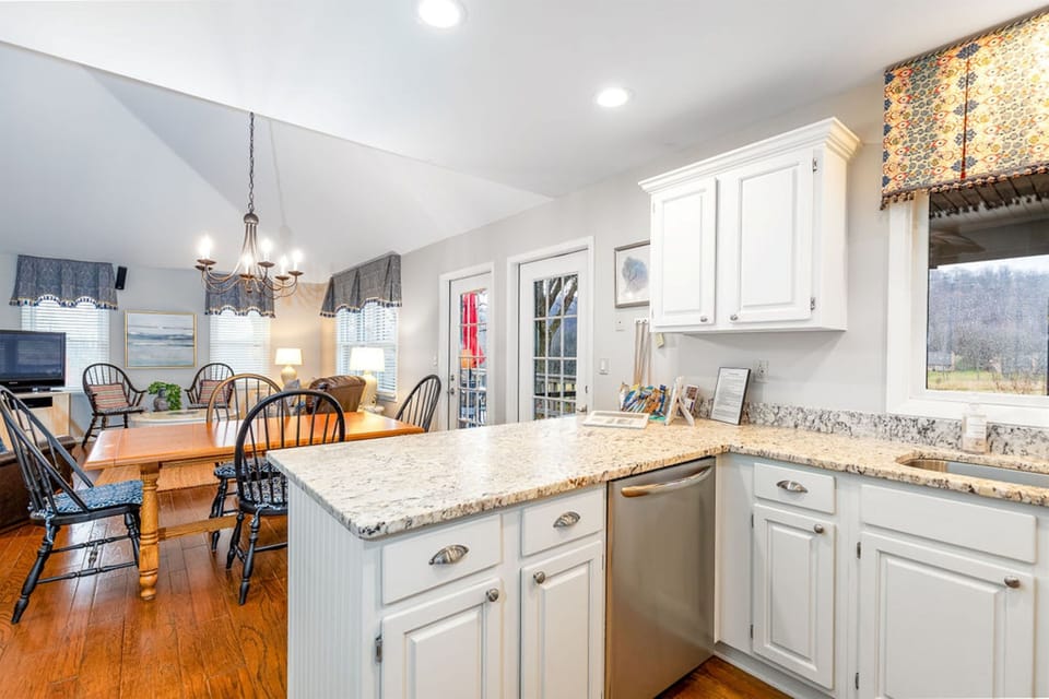 Fully stocked kitchen