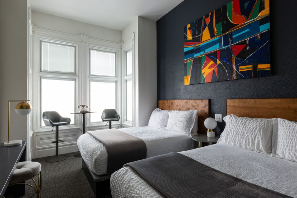 Standard Two Double | Free WiFi, bed sheets