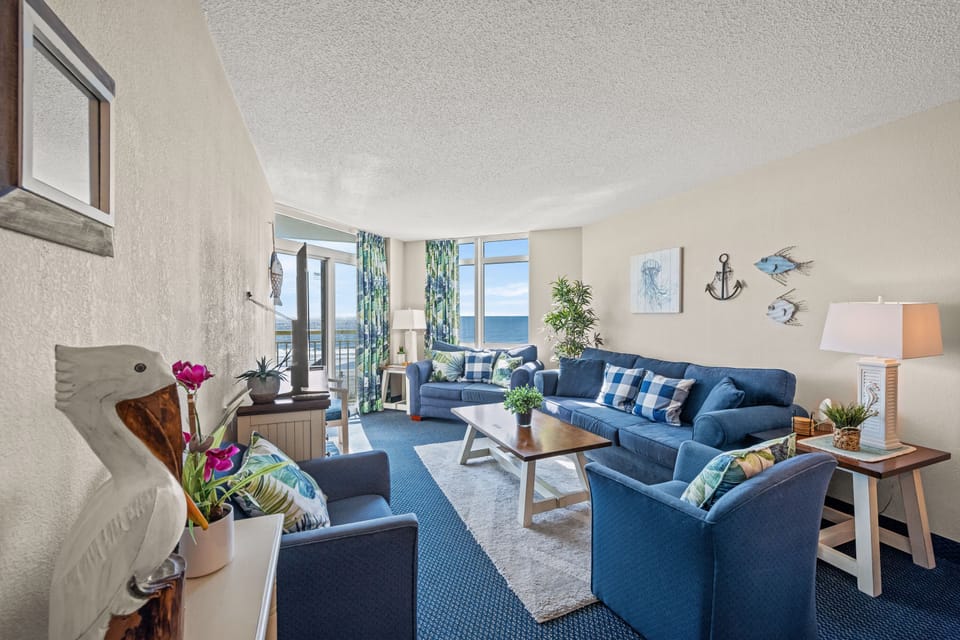 Relax with the comforts of home in this ocean front paradise.