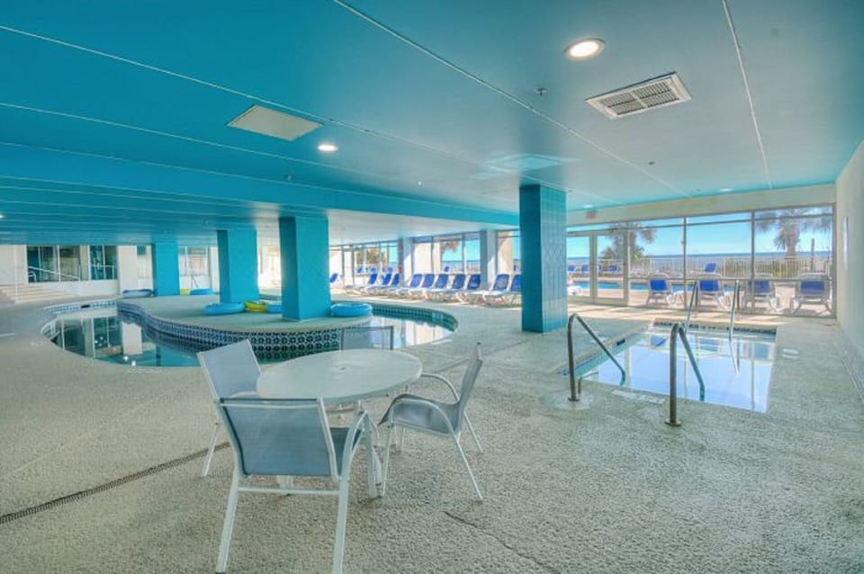 Don't worry if it rains, they have an indoor pool too!
