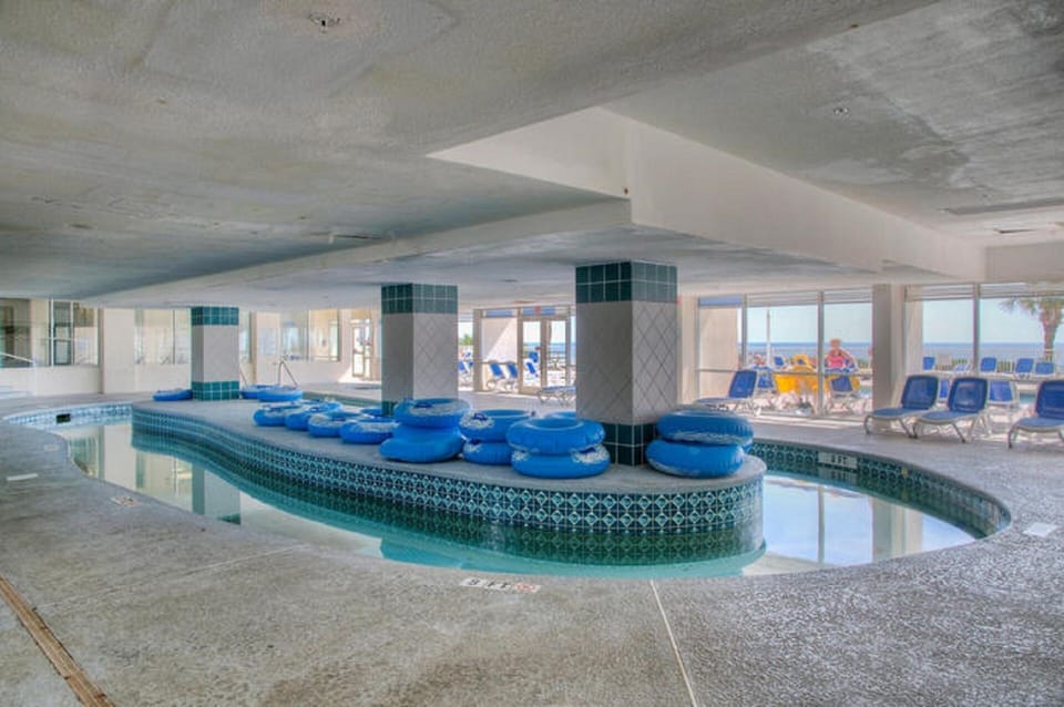 An indoor Lazy River just for those rainy days.