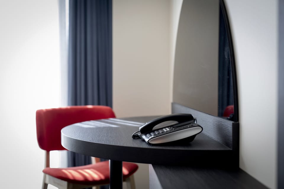 In-room safe, desk, laptop workspace, blackout drapes