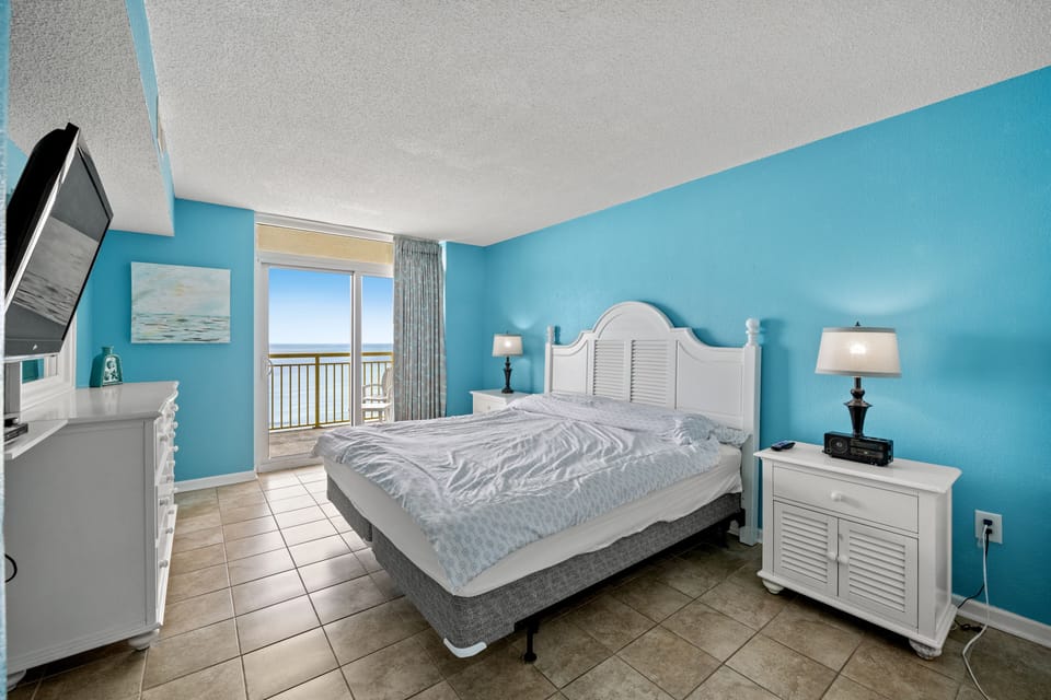 Fall asleep listening to the calming sounds of the waves lapping on the beach.
