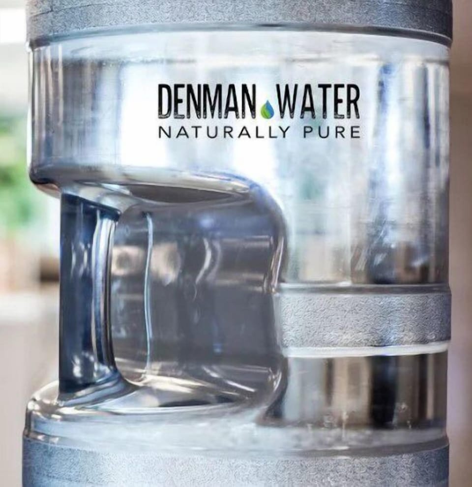 Denman Island Spring Water is freely available to guests