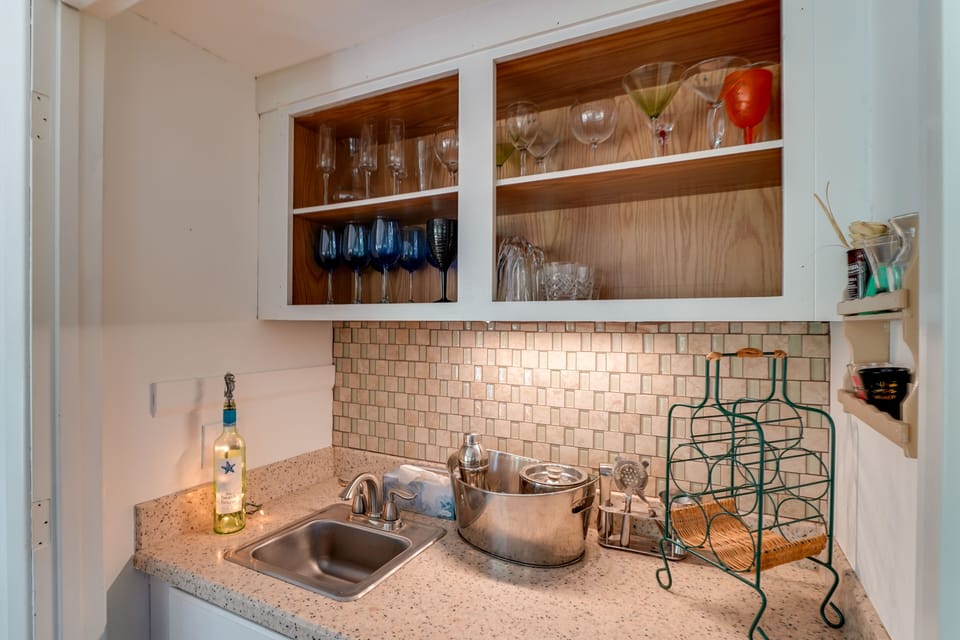 Wet bar for your convenience.