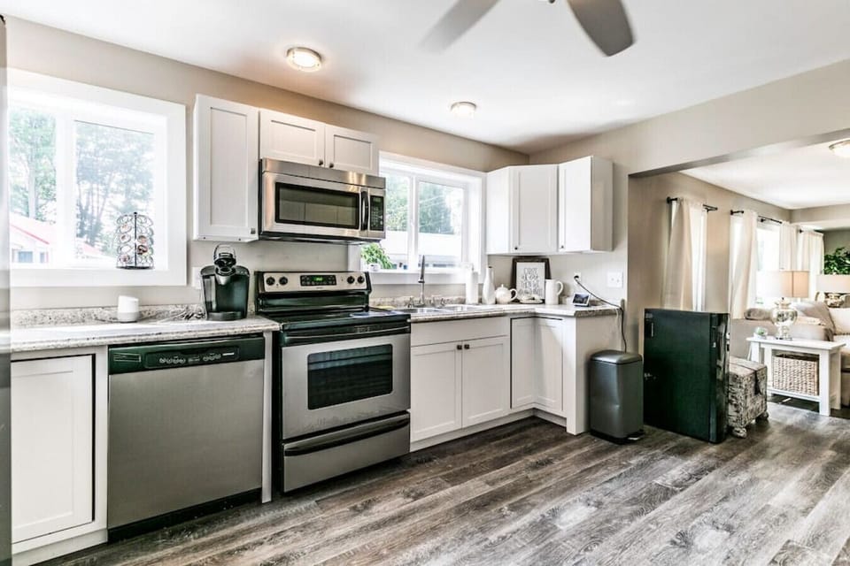 A kitchen that`s both stylish and functional.