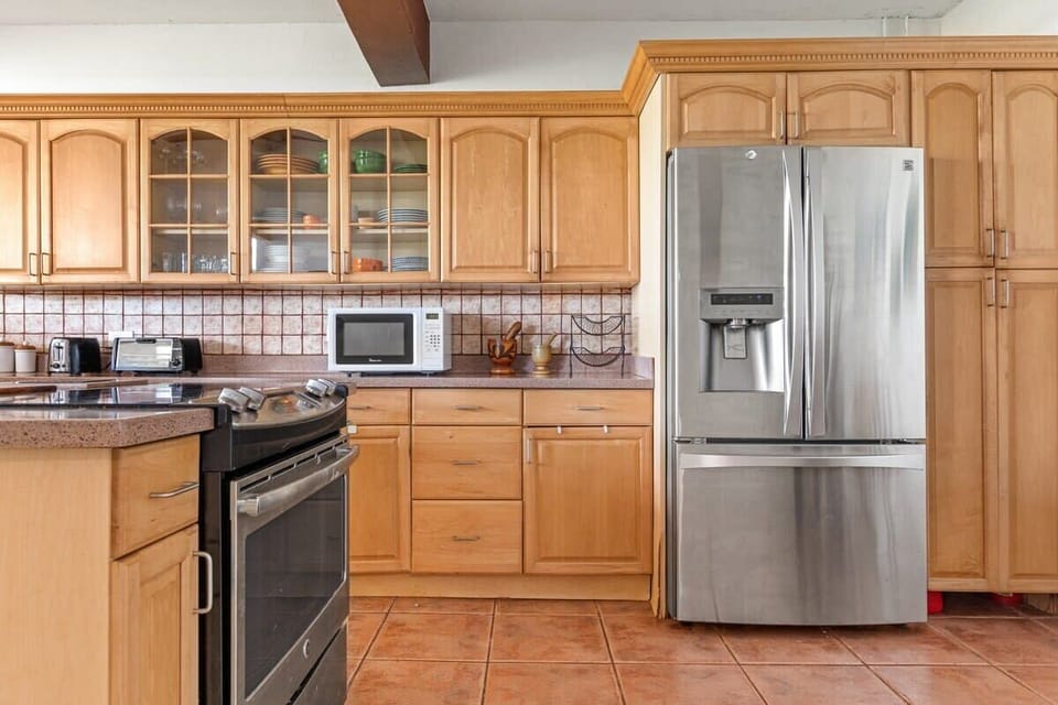 Grand kitchen at Casa Rústica 