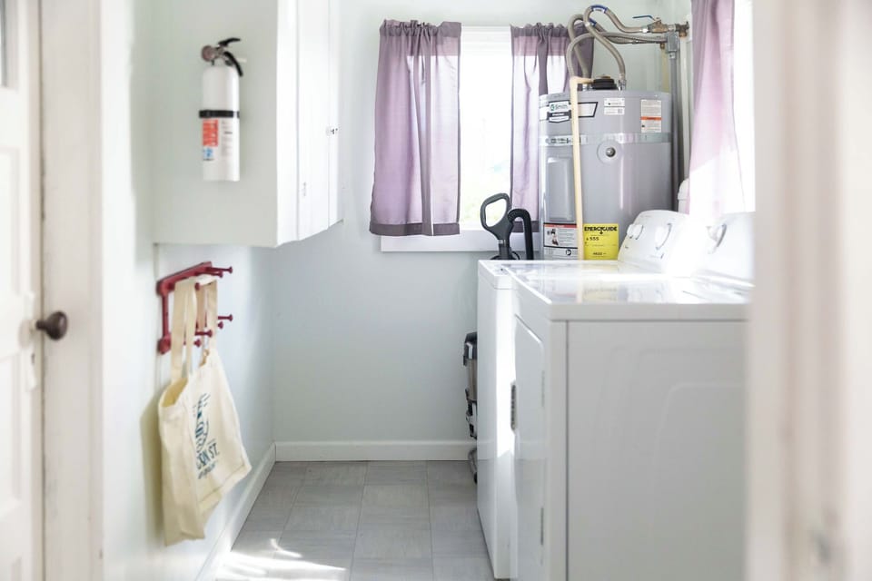 Laundry room, supply closet and mud room 