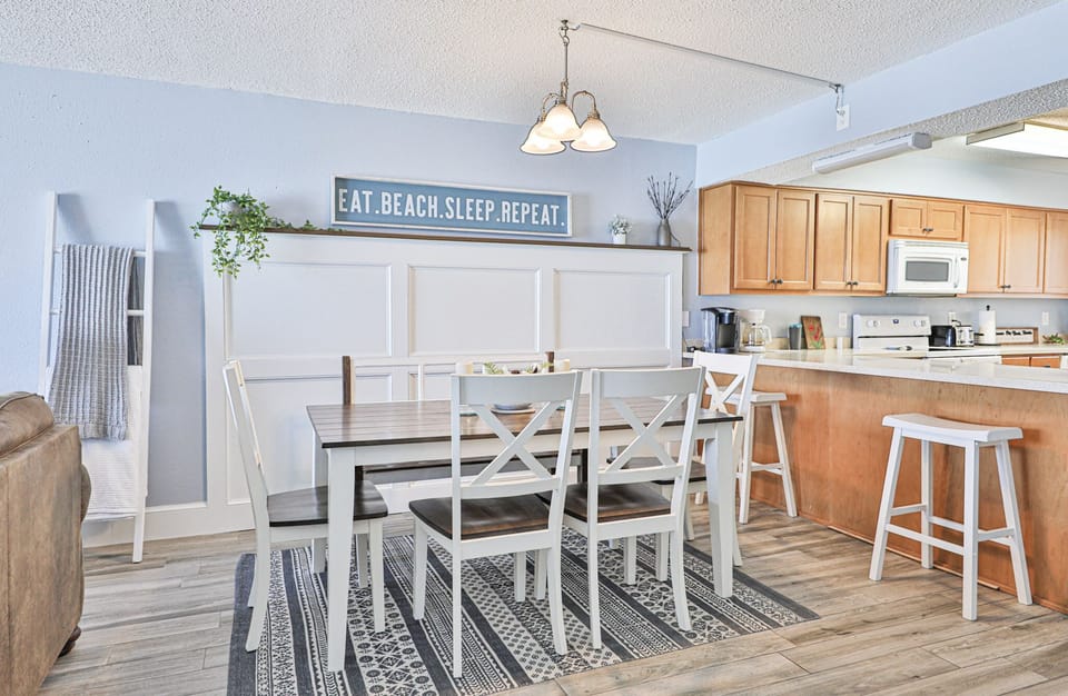 Dining table.