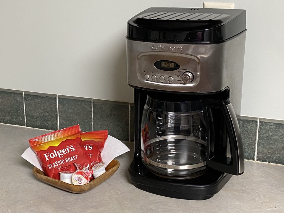 Coffee & Tea provided