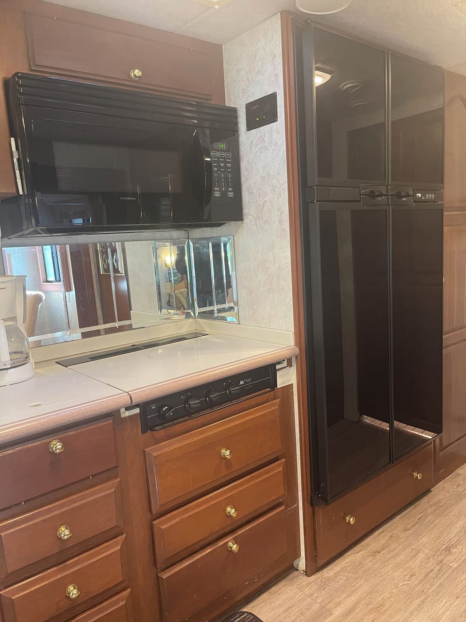 Gas Stove Top, New Microwave and New Fridge (with Ice-maker)