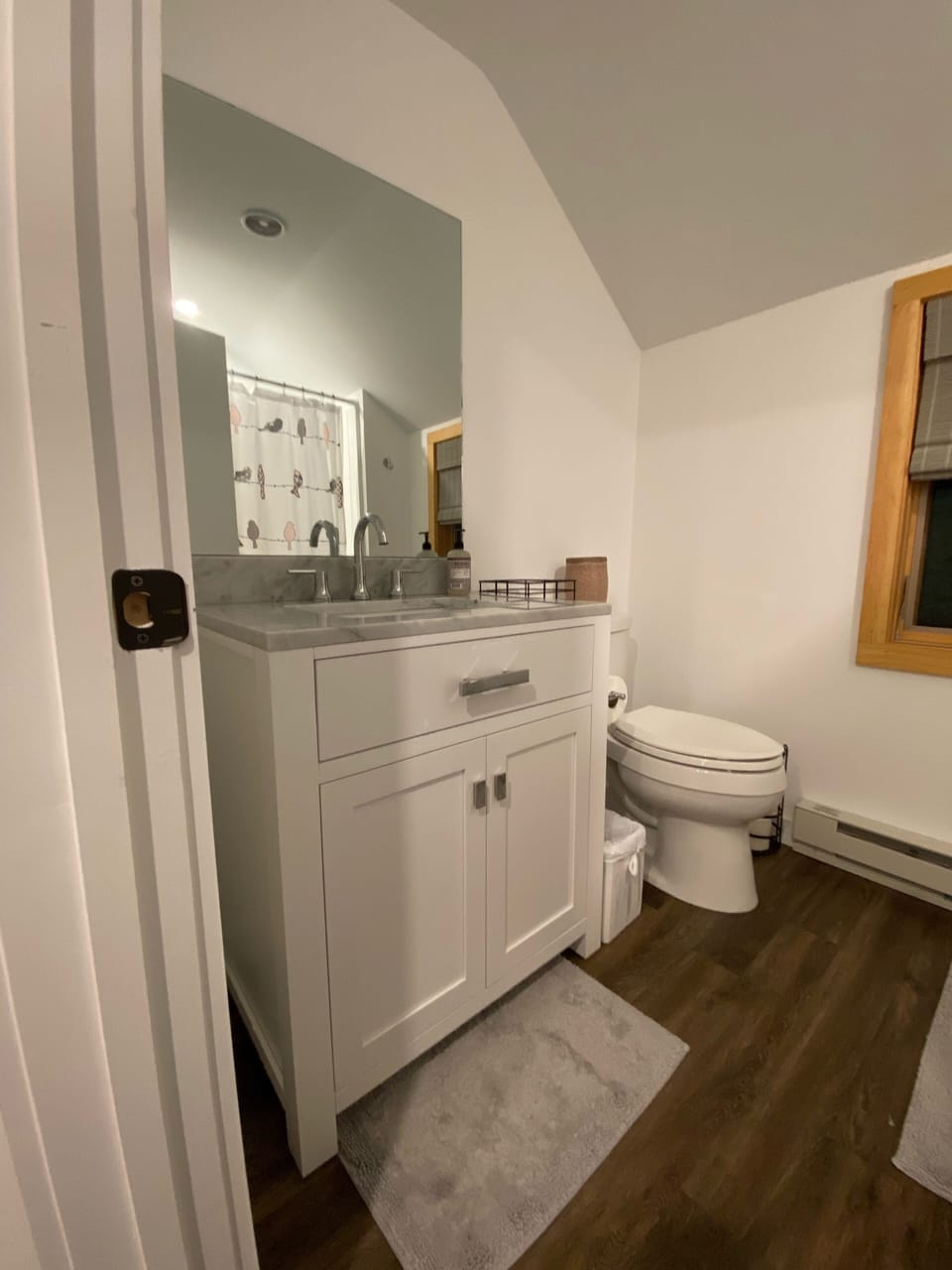 Upstairs bath tub shower