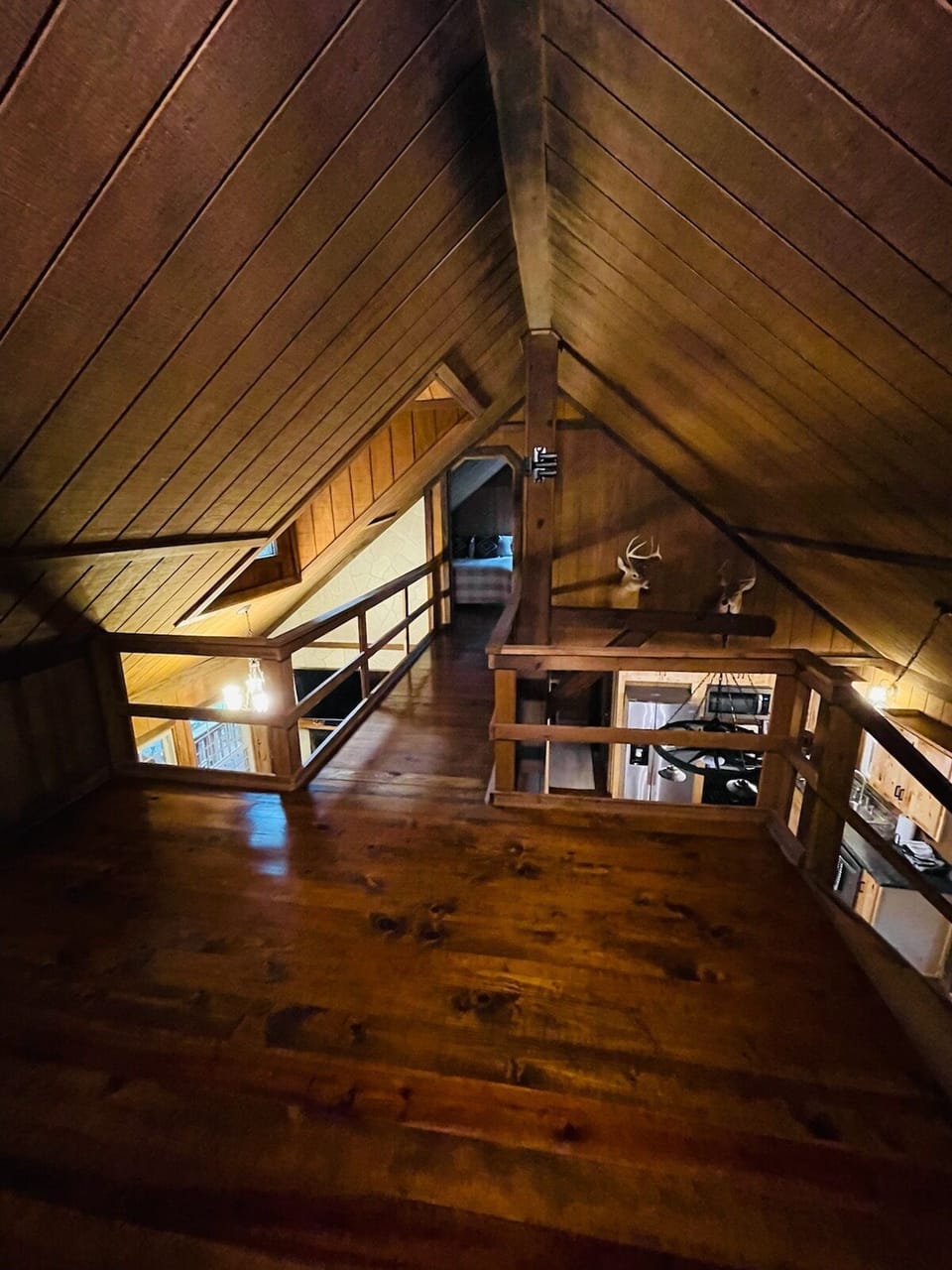 Walkway to upstairs bedroom 