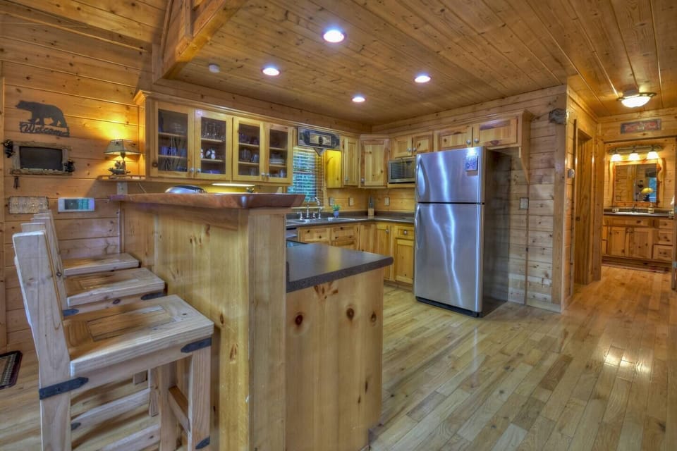 All your needs are met with this spacious kitchen, laundry room a step away and a bathroom on every level